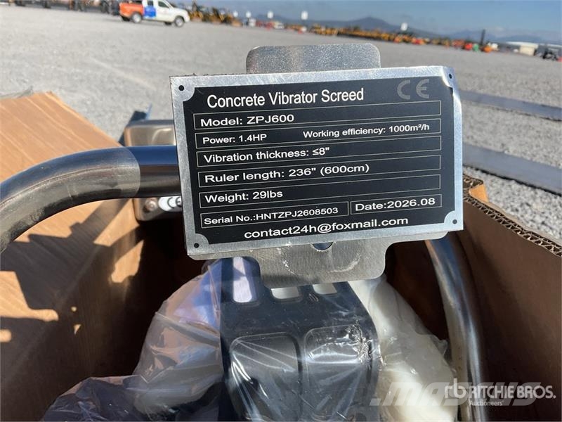 SKLP ZPJ600 Regla Vibratoria de Concreto (Sin Usar Betonverteiler