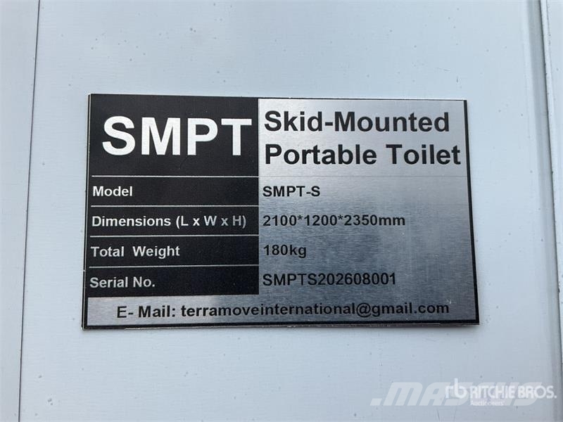 SMPT -S 6 ft 10 in x 3 ft 7 in 1 Person Baño Porta Diger parçalar