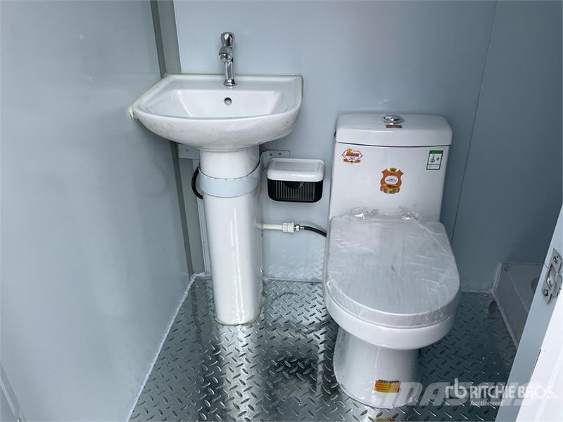 SMPT -S 6 ft 10 in x 3 ft 7 in 1 Person Baño Porta Diger parçalar