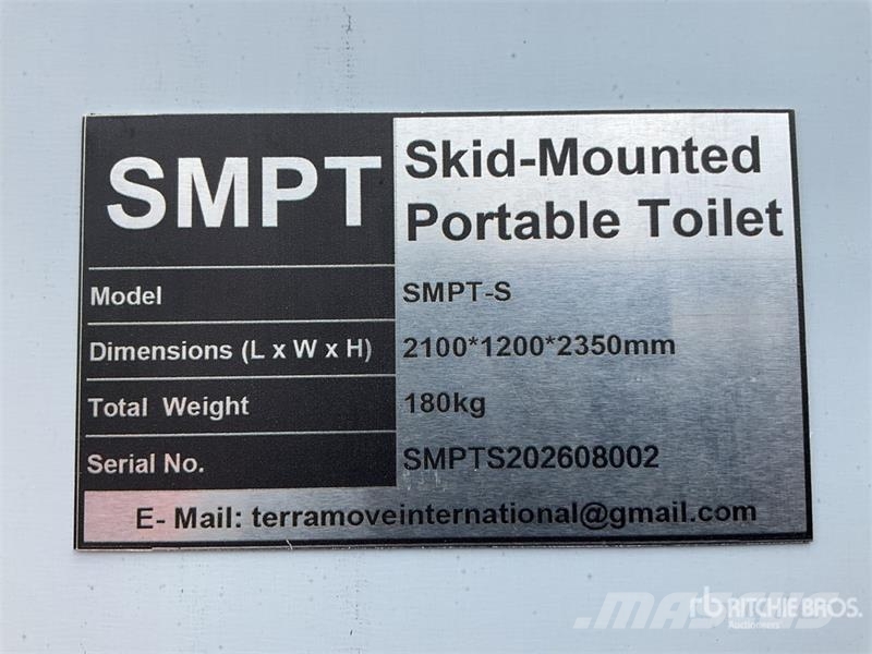 SMPT -S 6 ft 10 in x 3 ft 7 in 1 Person Baño Porta Diger parçalar