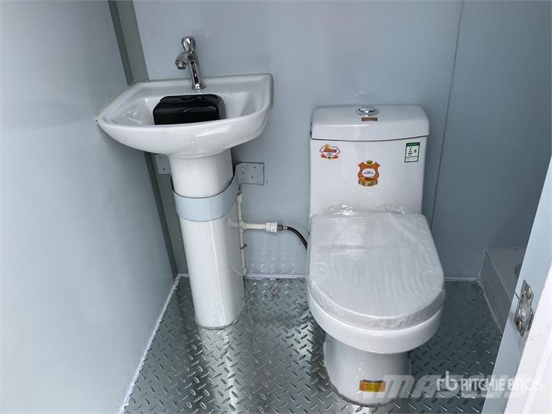 SMPT -S 6 ft 10 in x 3 ft 7 in 1 Person Baño Porta Diger parçalar