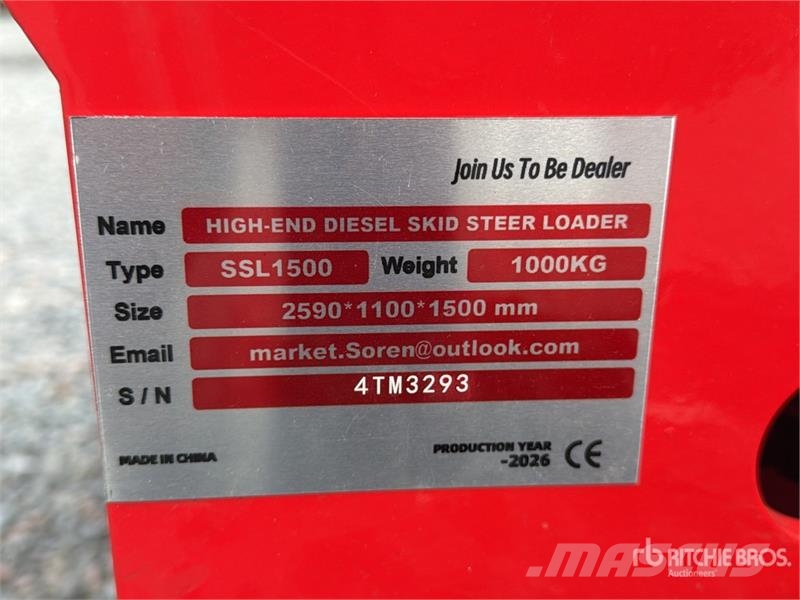  SSL1500-RED Mini Minicargador (Sin Usar) / Mini Co لوادر انزلاقية التوجيه