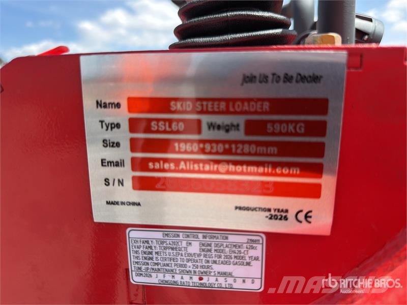 SSL60 Mini Minicargador (Sin Usar) / Mini Compact لوادر انزلاقية التوجيه