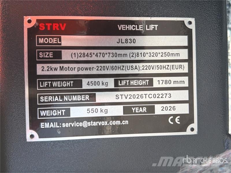 Starvox JL830 2 Post 10000 lb Elevador De Autos De Construction - Others
