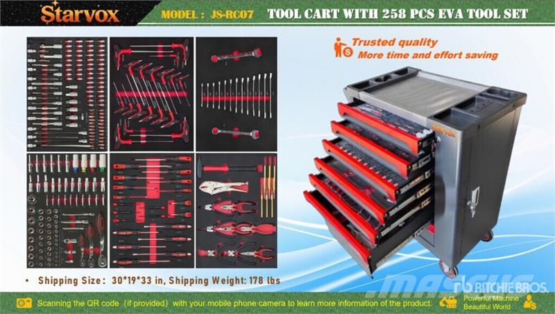 Starvox JS-RC07 Gabinete Con Herramientas (Sin Usa Otros componentes