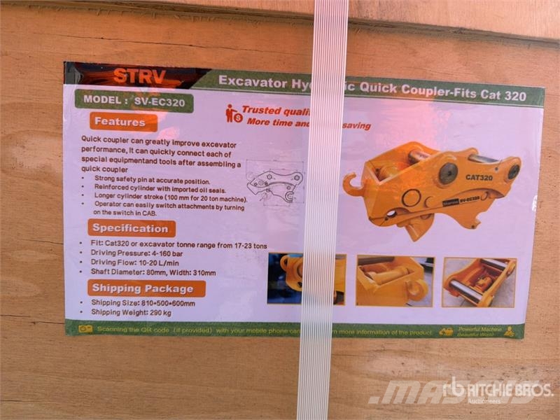 Starvox SV-EC320 Acoplador Rapido Hidraulico (Sin Uniőes rápidas