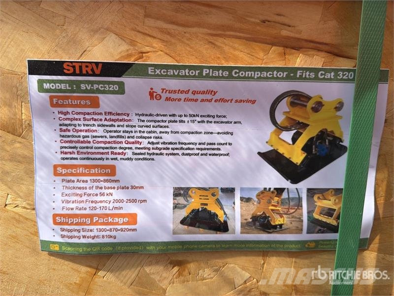  STARVOX SV-PC320 Compactador De Plato Vibratorio P Уплътнители за плочи
