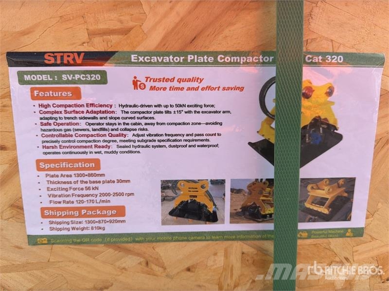  STARVOX SV-PC320 Compactador De Plato Vibratorio P Уплътнители за плочи

