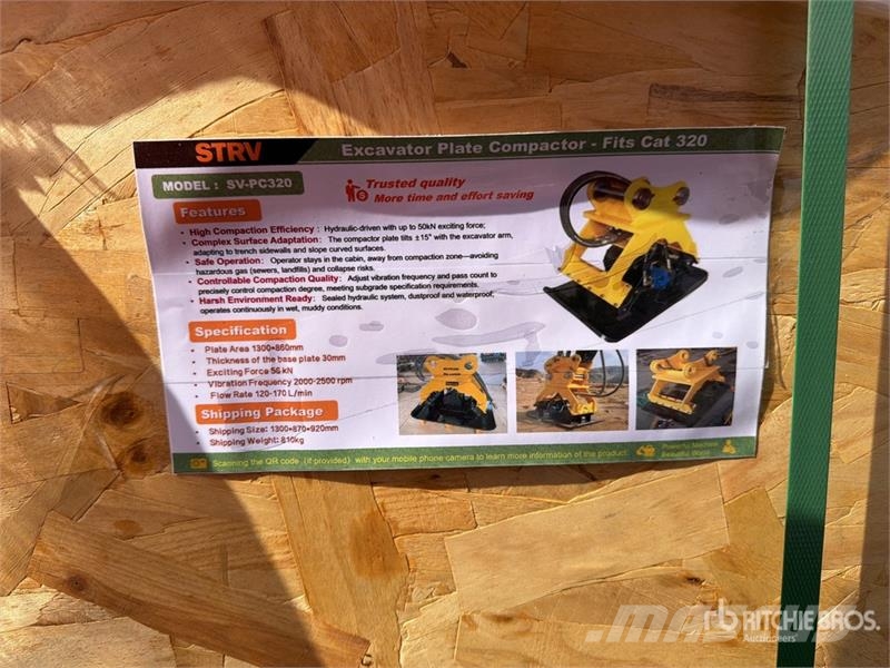  STARVOX SV-PC320 Compactador De Plato Vibratorio P Уплътнители за плочи
