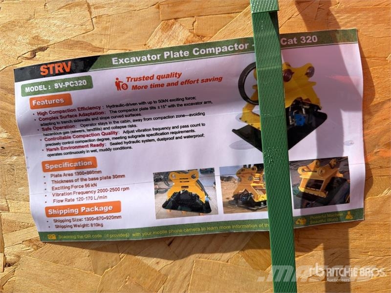  STARVOX SV-PC320 Compactador De Plato Vibratorio P Уплътнители за плочи
