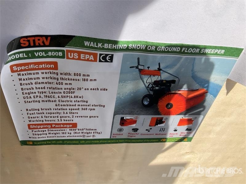 STARVOX VOL-800B Walk-Behind Barredora de Empuje ( Otros