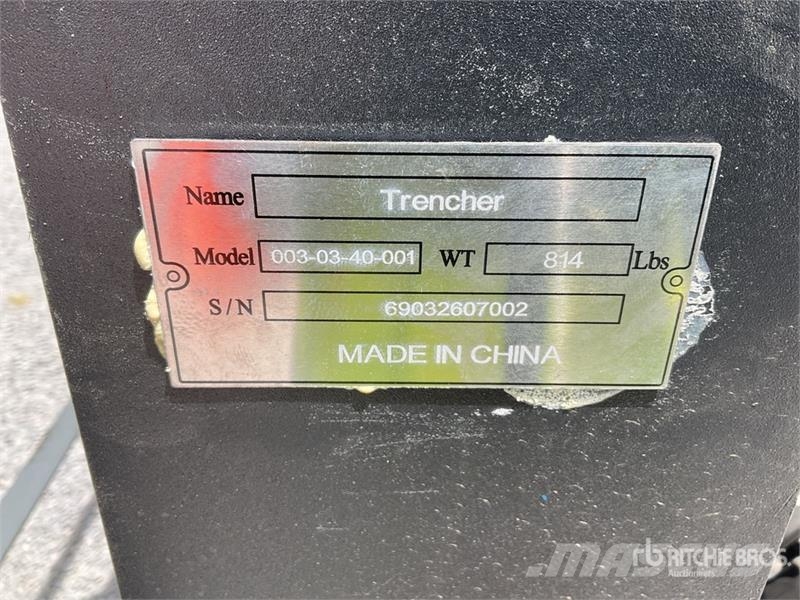Suihe 003-03-40-001 5 in Zanjadora para Minicargador (Si Trenchers