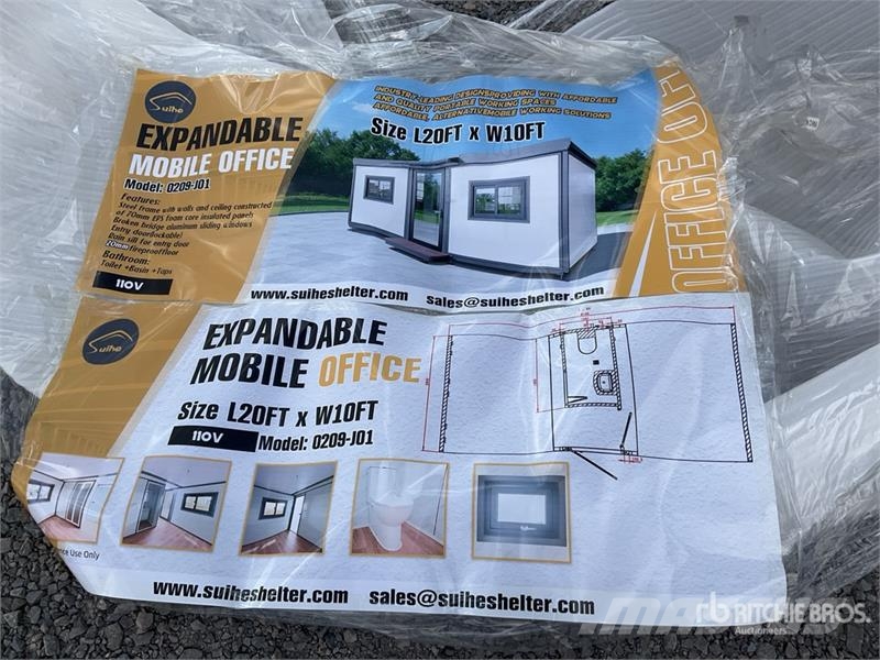 Suihe 0209-J01 20 ft x 10 ft Casa Expansible (Sin Usar) Inne przyczepy