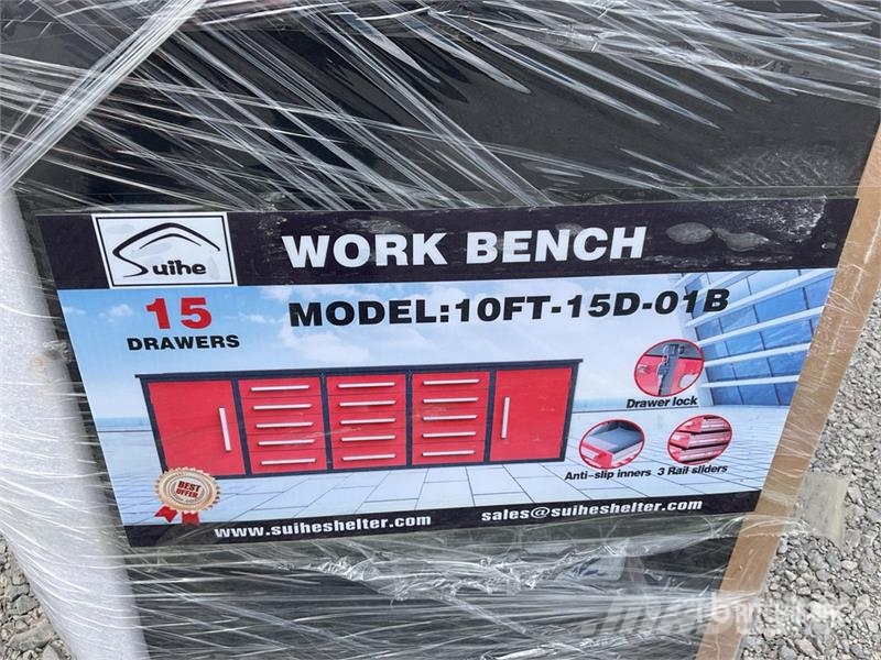 Suihe 10FT-15D-2-01B-02 9 ft 6 in 12-Drawer Banco Gabine Diger parçalar
