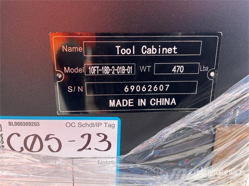 Suihe 10ft-18D-2-01B-01 1 ft 8 in 20-Drawer Banco Gabine Diger parçalar