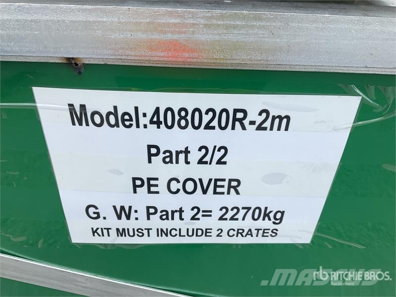 Suihe 408020R-2m 40 ft x 80 ft Storage Building (Unused) Stahlrahmenaufbauten