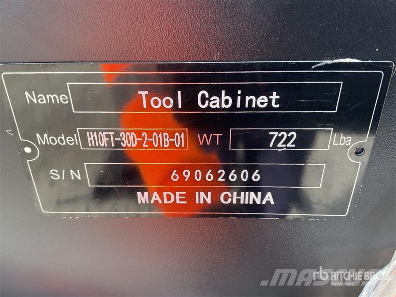 Suihe H10FT-30D-2-01B-01 9 ft 9 in 32-Drawer Banco Gabin Diger parçalar