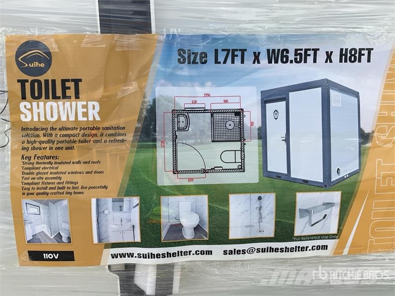 Suihe NT-SH(a) 7 ft 1 in x 6 ft 3 in 1 Person Skid-Mount مكونات أخرى