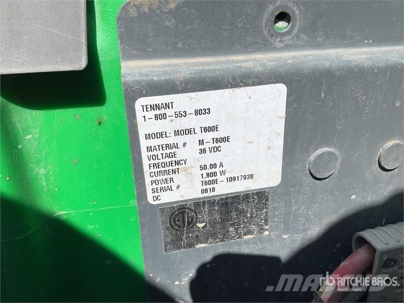 Tennant T600E Limpiadora de Suelos (INOPERABLE) / Floor Sw Další vyorávače, příslušenství