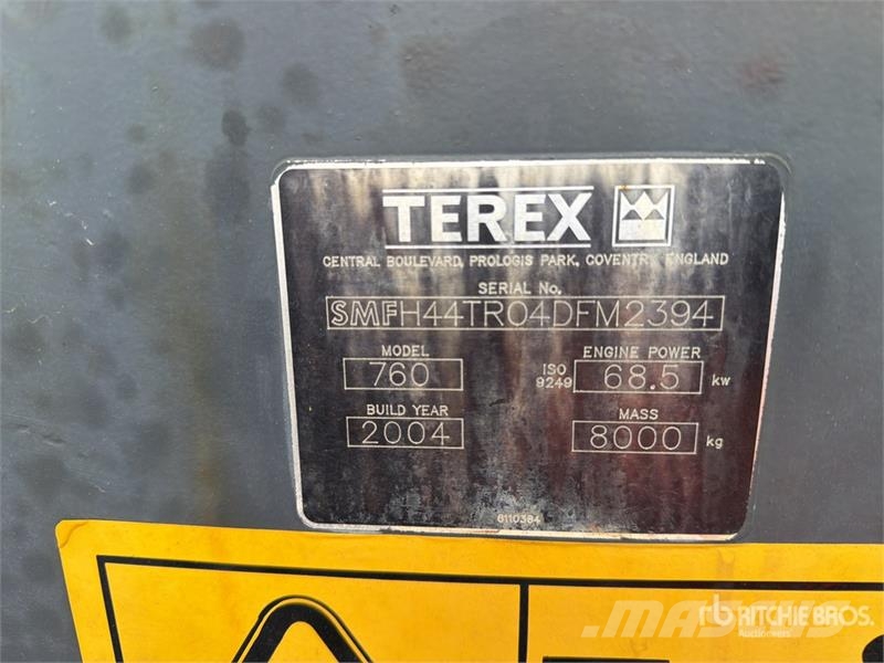 Terex 760 4x4 Retroexcavadora (INOPERABLE) / Backhoe Loa Kaivurikuormaajat