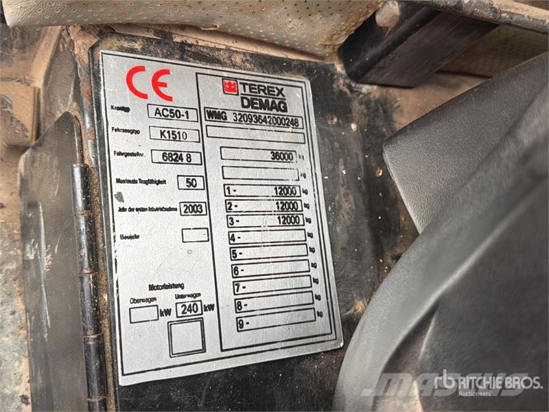  Terex-Demag AC50-1 Grúas todo terreno
