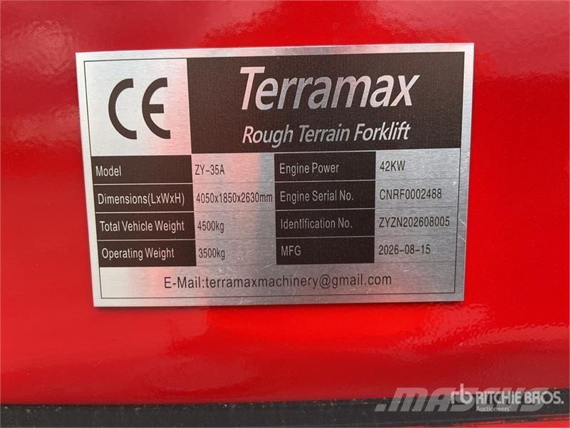  Terramax ZY-35A 7700 lb 4x4 Montacargas Todo Terre شاحنات الطرق الوعرة