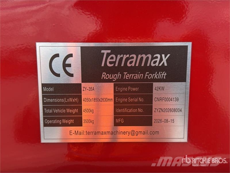  Terramax ZY-35A 7700 lb 4x4 Montacargas Todo Terre شاحنات الطرق الوعرة