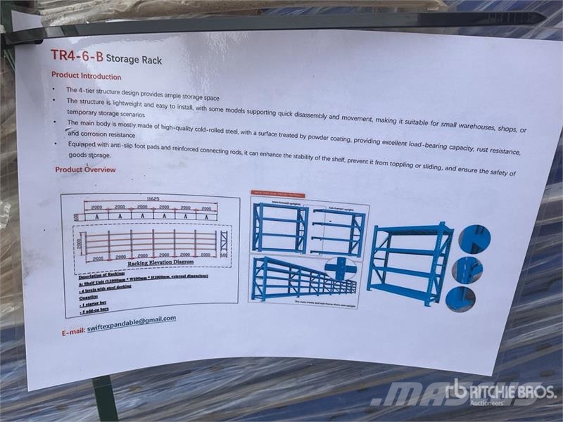 Terratop TR4-6-B Estante para Almacen (Sin Usar) / Ostale komponente
