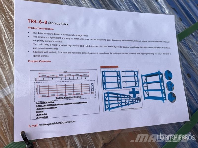Terratop TR4-6-B Estante para Almacen (Sin Usar) / Otros componentes