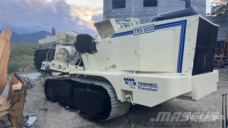 Tesmec 1000 Tracked Zanjadora sobre Orugas / Trencher Tranšėjų ekskavatoriai