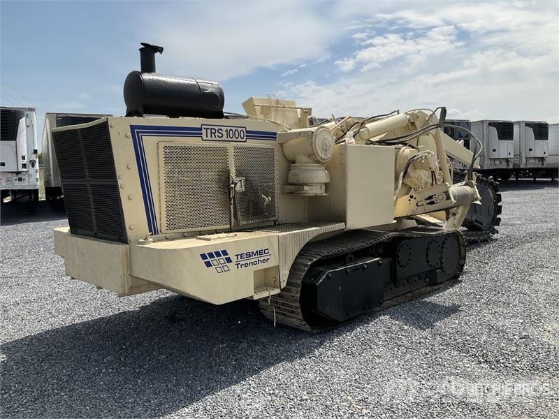 Tesmec 1000 Tracked Zanjadora sobre Orugas / Trencher Sleuvengravers