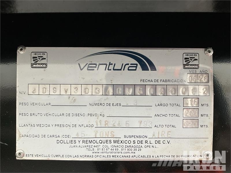Ventura 30 ft Tri/A End Dump Trailer (Sin usar) Самоскиди