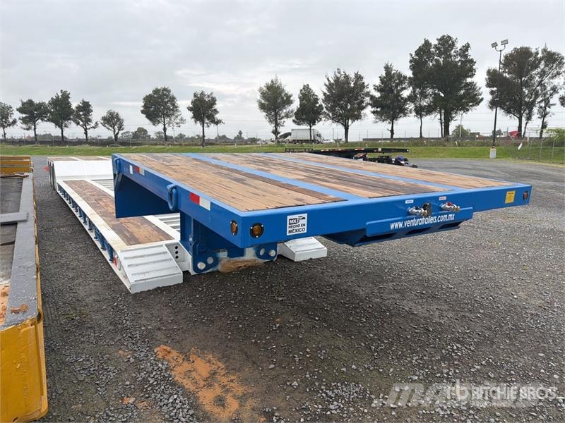 Ventura 60 ton Tri/A Removable Gooseneck Cama Baja (Sin Us Низькорамні причепи