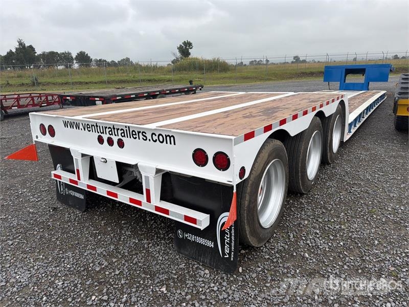 Ventura 60 ton Tri/A Removable Gooseneck Cama Baja (Sin Us Низькорамні причепи