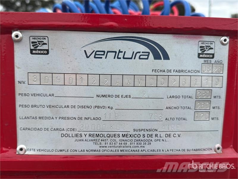 Ventura T/A Dolly (Sin Usar) / Dolly (Unused) Dolly trailer