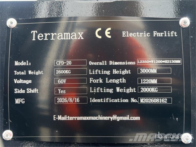 Veto Power CPD-20D 4400 lb Montacargas Electrico (Sin U Električni viljuškari