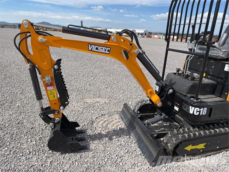 Vicsec 18Y Miniexcavadora (Sin Usar) / Mini Excavator (Un Mini ekskavatörler, 7 tona dek