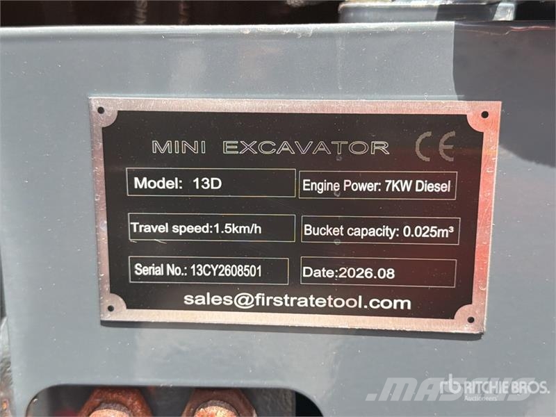 Vicsec VC13D Miniexcavadora (Sin Usar) / Mini Excavator ( Miniekskavaatorid < 7 t