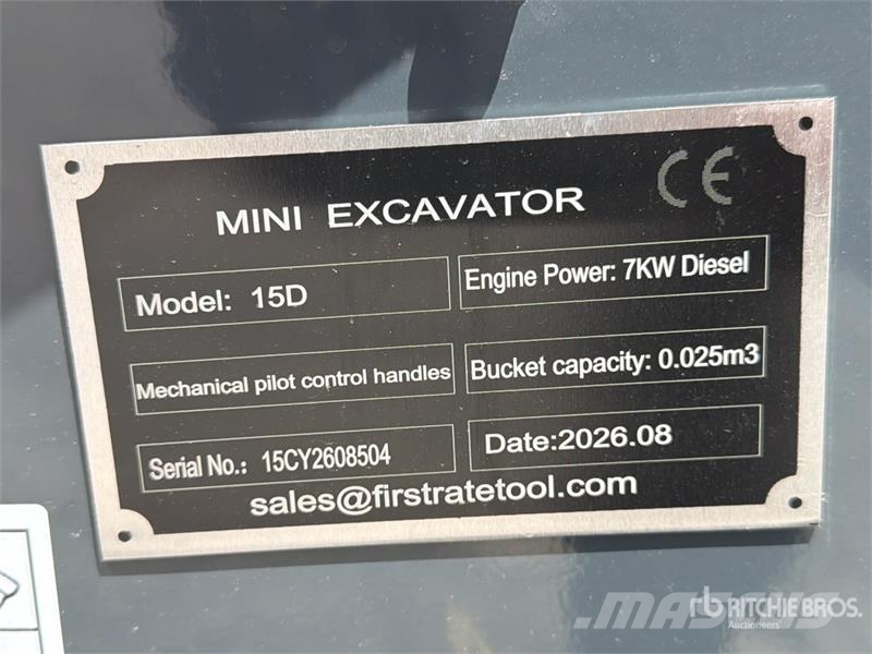 Vicsec VC15D Miniexcavadora (Sin Usar) / Mini Excavator ( Minibagger < 7t