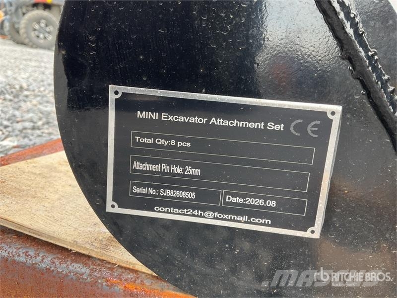 Vicsec VCA-8 Lote de Accesorios para Miniexcavadora (Sin Diger parçalar
