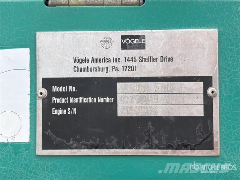 Vögele Vision 5203-2 Strassenfertiger