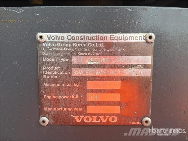 Volvo EC330BLC Excavadoras sobre orugas