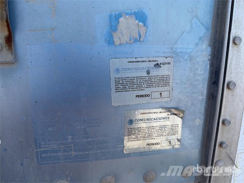 Wabash 53 ft x 102 in T/A Caja Seca / Van Trailer مقطورات ذات هيكل صندوقي