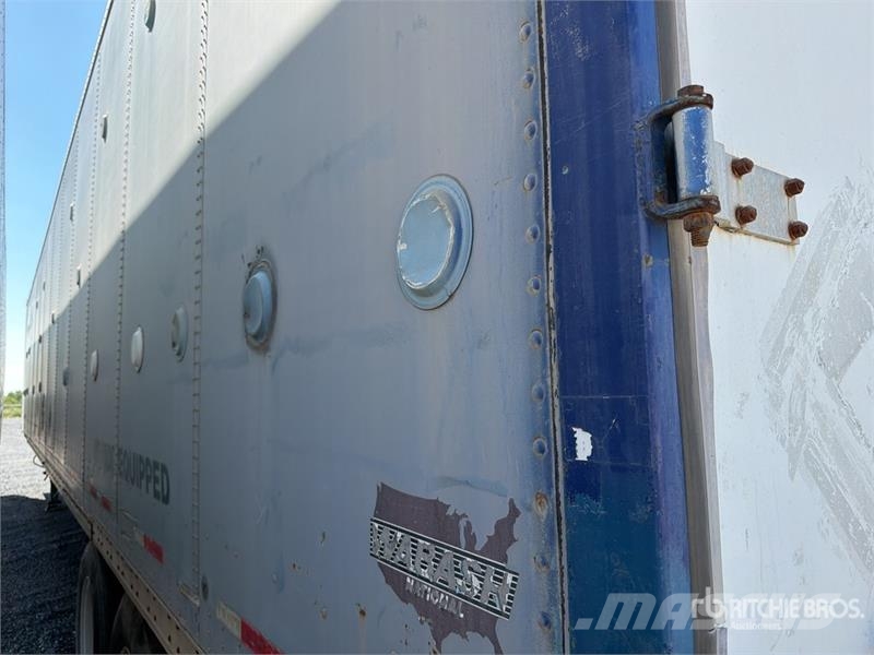 Wabash 53 ft x 102 in T/A Caja Seca / Van Trailer مقطورات ذات هيكل صندوقي