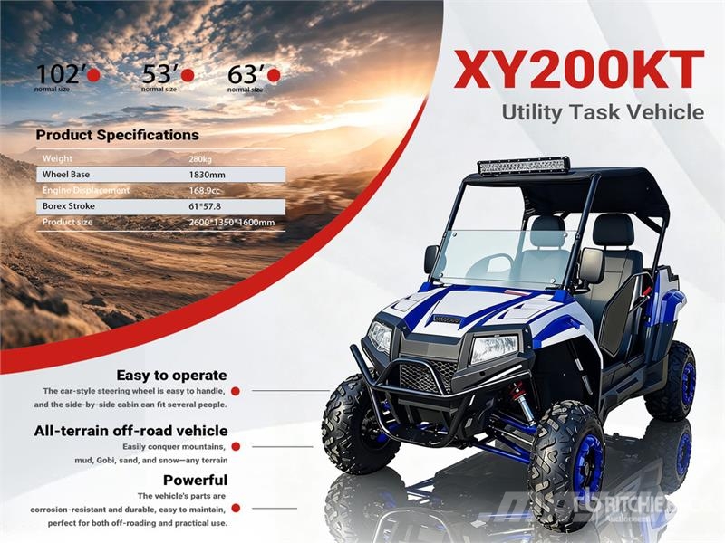  XY200KT-BLUE Vehiculo Utilitario (Sin Usar) / Util Pomoćne mašine