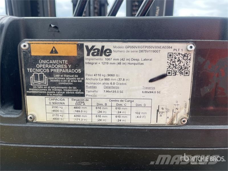 Yale GP050VXGTP050VXNEAE084 4800 lb Cushion Tire Montac Другие складские механизмы
