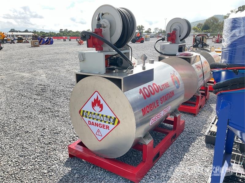 Yuni D1000DC 1000 L Skid Mounted Steel Diesel 1000 Lite Fuel and additive tanks
