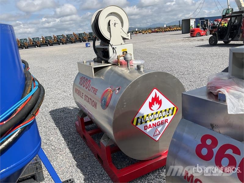 Yuni D1000DC 1000 L Skid Mounted Steel Diesel 1000 Lite Fuel and additive tanks