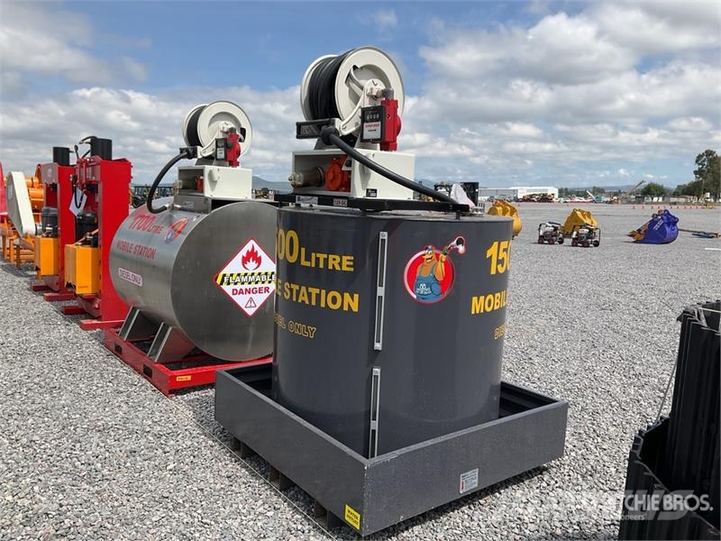 Yuni D1500DC 1500 L Skid Mounted Steel Diesel Tanque pa Fuel and additive tanks