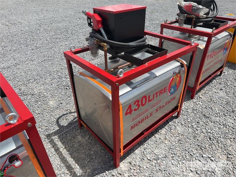 Yuni D430DC 430 L Skid Mounted Stainless Steel Diesel 4 Fuel and additive tanks